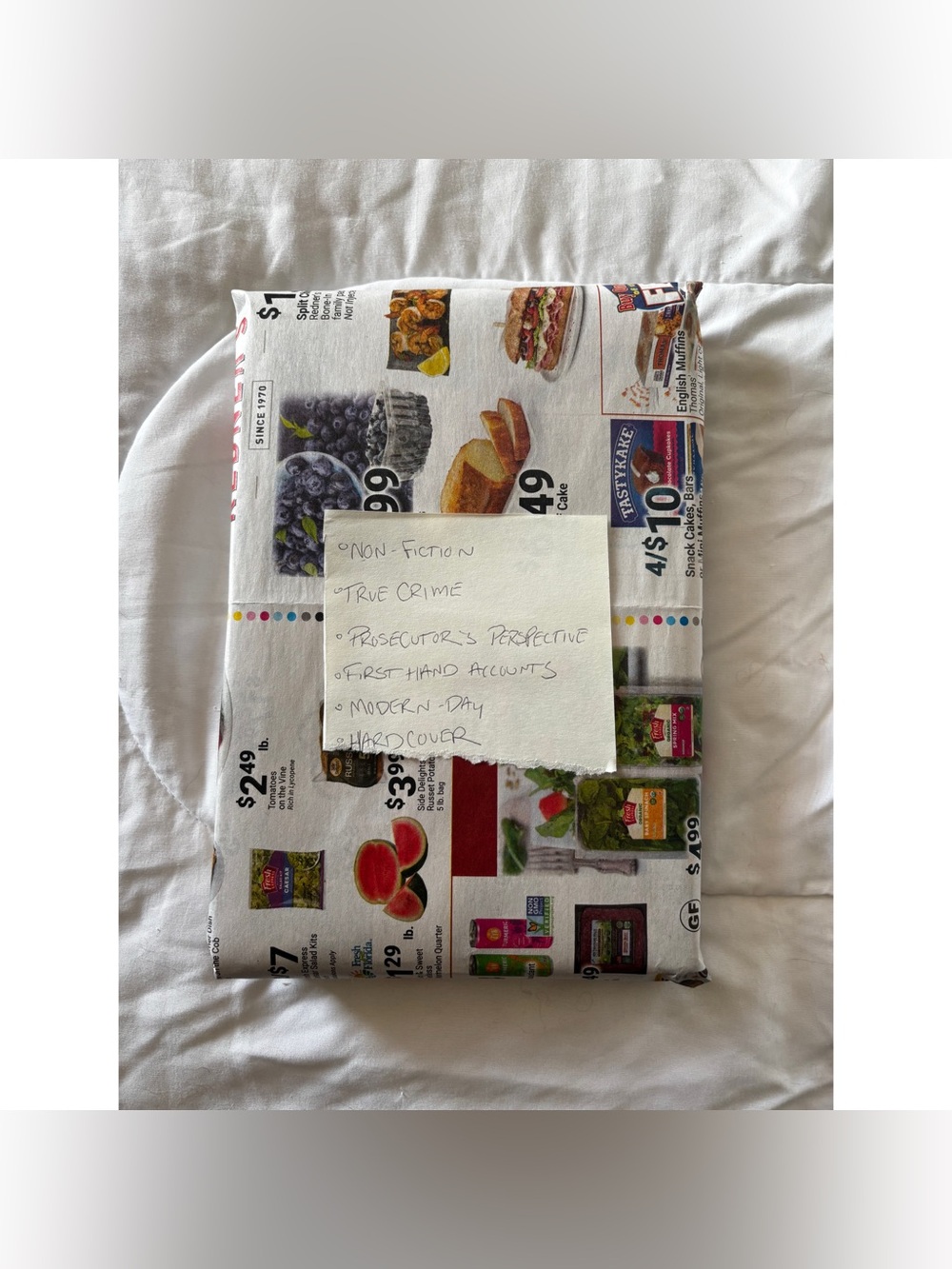 Blind Date With A Book-True Crime Edition